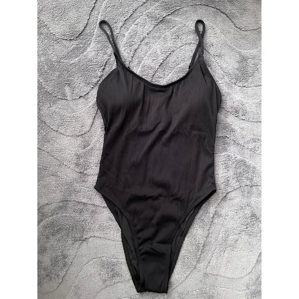 New Black One Piece Swimwear Size Small
